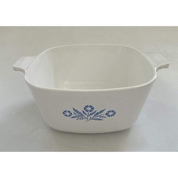 Vintage Corning Ware Blue Cornflower Casserole Dish P-1 3/4-B MCM USA Made - Picture 3 of 14